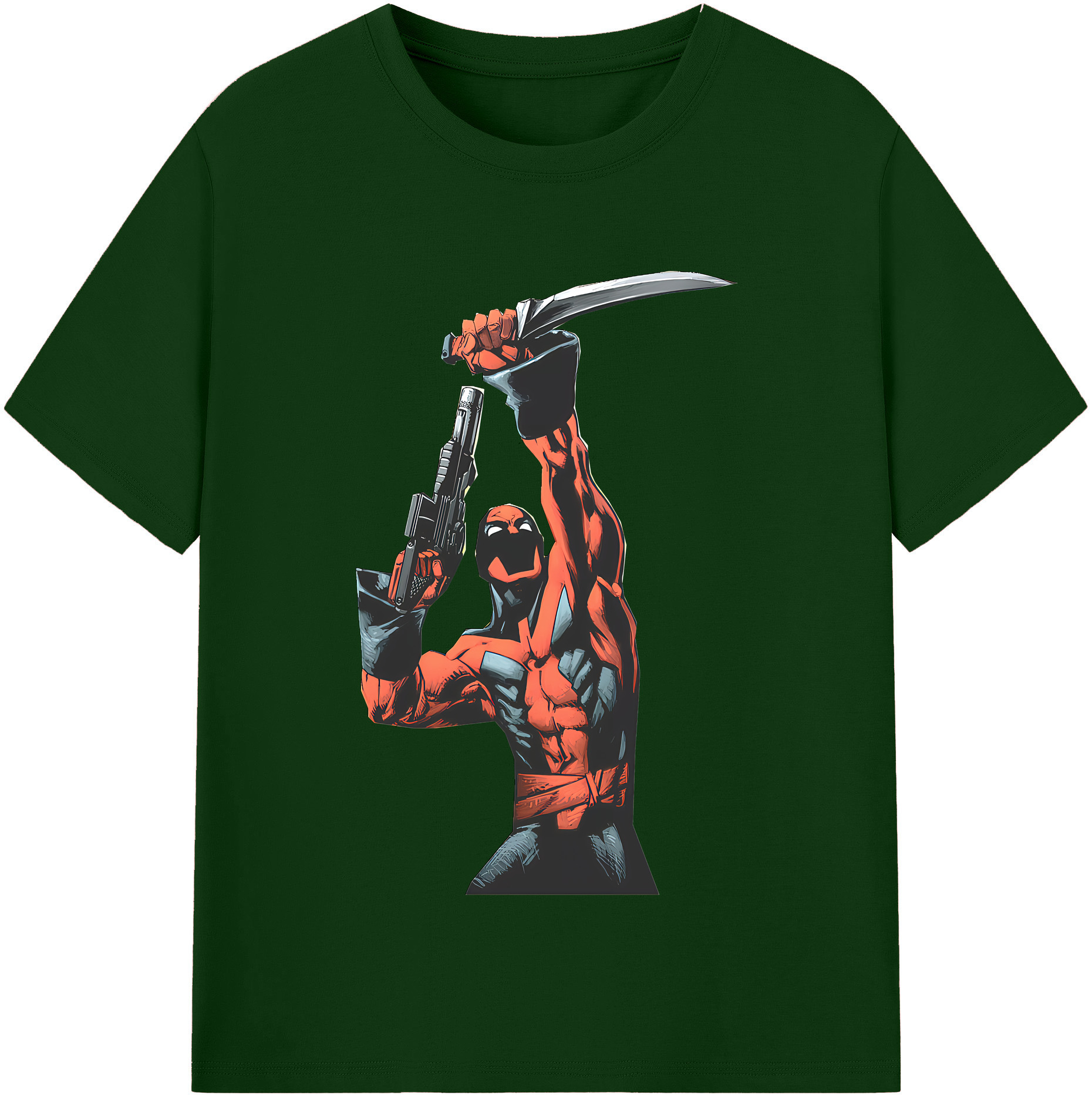 （画像用） Deadpool デッドプール 綿100％半袖Tシャツ（フロントプリント）